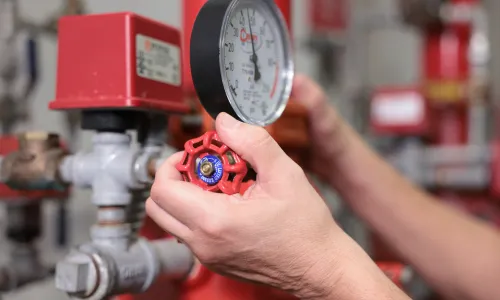 Sprinkle valve detail