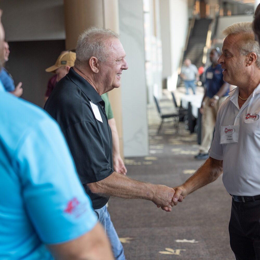 Handshake between Partner Leadership